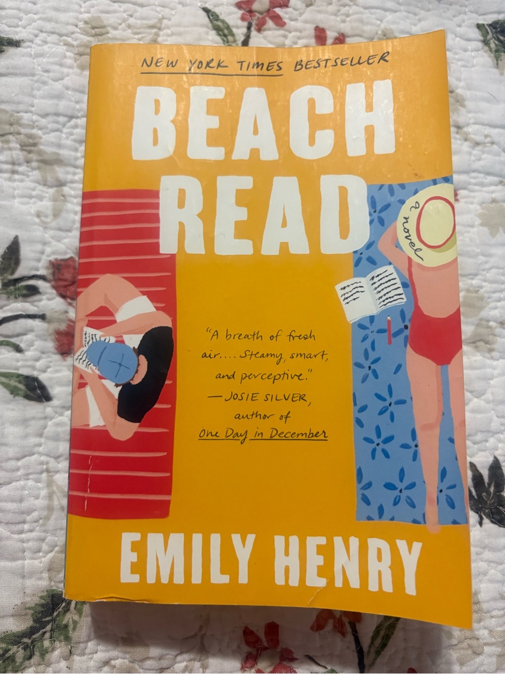 Beach Read by Emily Henry - Bright Yellow Paperback